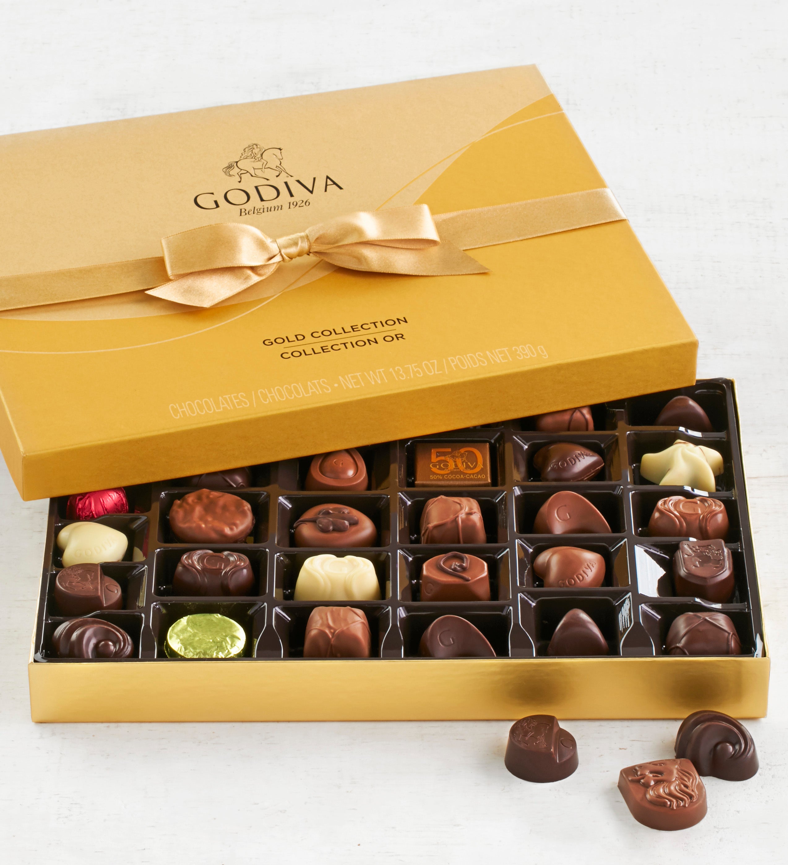 Godiva Gold Ballotin Chocolates Box - 36 piece